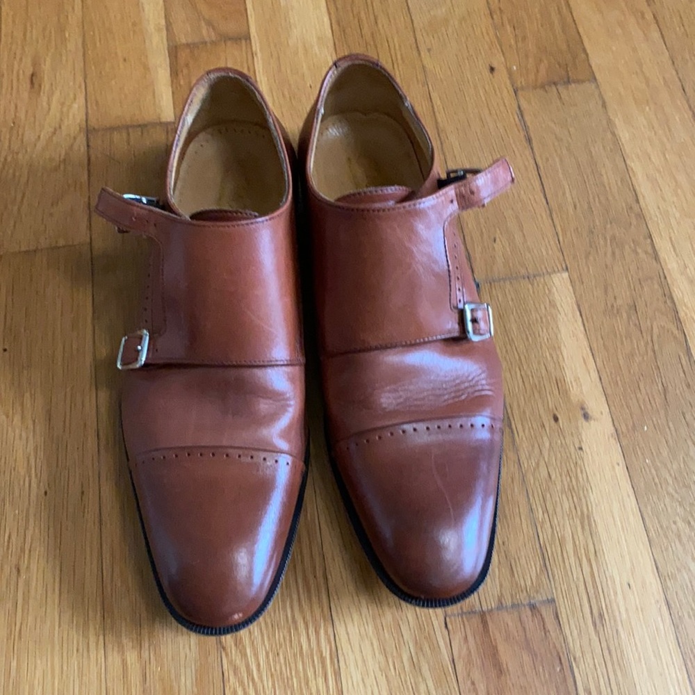 Sake Fifth Ave Double Monk Shoes